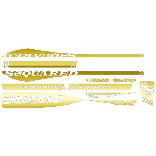 Ssquared CEO V2 Decals BMX Bicycle - Ssquared BMX Frames